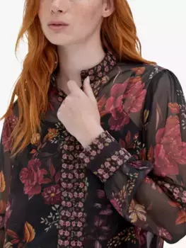 Рубашка Raishma Aspen Floral, черный