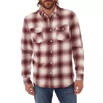 Рубашка Randy Flannel в бордовом цвете PX