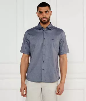 Рубашка раш_2_м Regular fit Boss Orange, синий