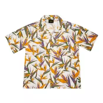 Рубашка rayon camp shirt 'white' Drew House, белый