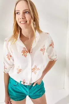 Рубашка - Разноцветный - Классический крой Olalook, разноцветный