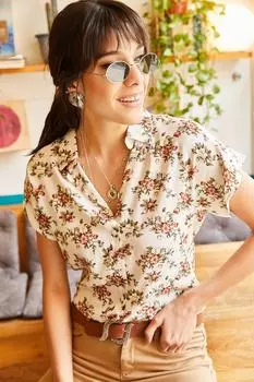 Рубашка - Разноцветный - Классический крой Olalook, разноцветный