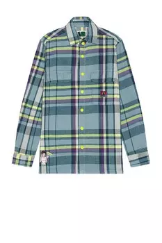 Рубашка Real Bad Man Flannel, синий