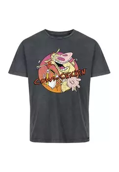 Рубашка Recovered Cow & Chicken, черный