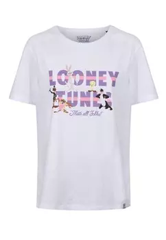 Рубашка Recovered Looney Tunes ThatS All Folks, белый
