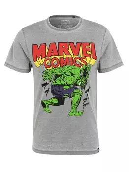 Рубашка Recovered Marvel Comics Hulk Japan Washed, светло-серый
