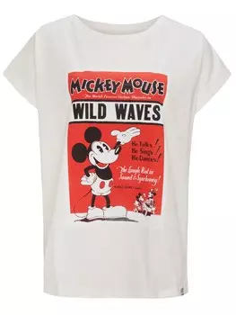 Рубашка Recovered Mickey Mouse Wild Waves, экрю