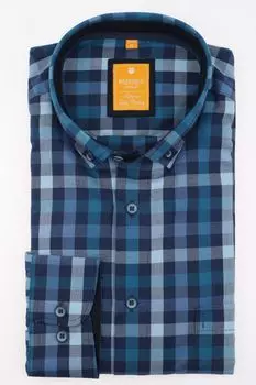 Рубашка Redmond Langarm, синий