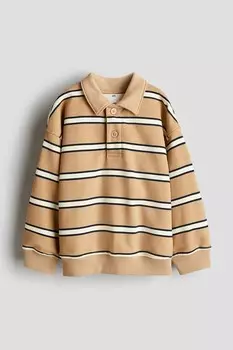Рубашка регби свободного покроя H&M, мультиколор