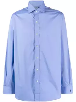 Рубашка Regent с вышитым логотипом POLO RALPH LAUREN, синий
