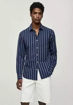 Рубашка REGINE Mango, цвет bleu marine fonc