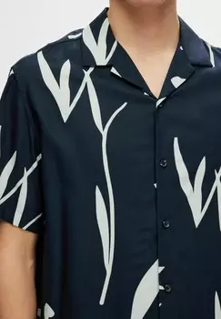 Рубашка REGRAJESH Selected Homme, темно-синий