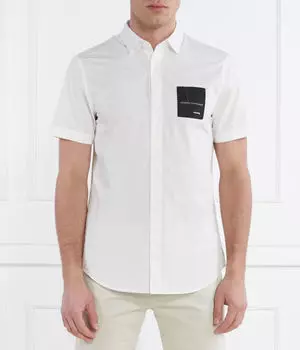 Рубашка Regular fit Armani Exchange, белый