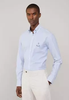 Рубашка REGULAR FIT BENGAL STRIPED OXFORD Faonnable, темно-синий