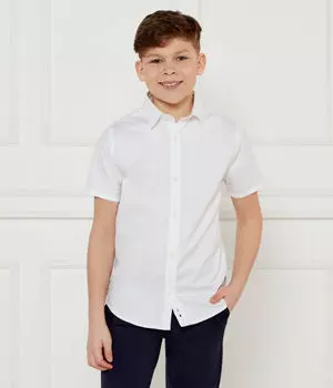 Рубашка Regular fit Boss Kidswear, белый