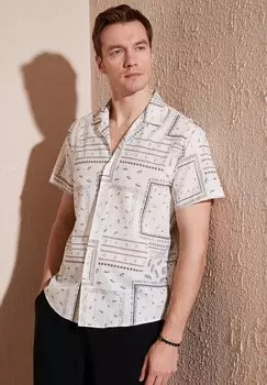 Рубашка Regular Fit Buratti, бежевая