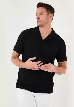 Рубашка Regular Fit Buratti, черная