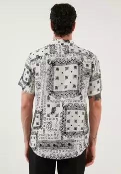 Рубашка Regular Fit Buratti, черно-белая