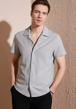 Рубашка Regular Fit Buratti, серая