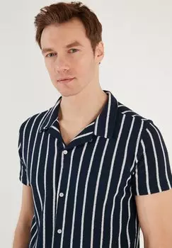 Рубашка Regular Fit Buratti, темно-синяя