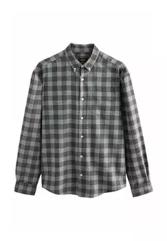 Рубашка REGULAR FIT -CHECK LONG SLEEVE Next, серый