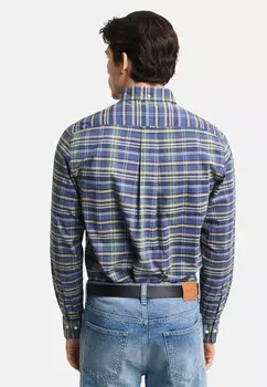 Рубашка REGULAR FIT CHECKED ARCHIVE GANT, темно-синий
