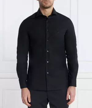Рубашка Regular fit Emporio Armani, черный