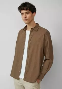 Рубашка REGULAR FIT GESTREIFTES MIT KENTKRAGEN s.Oliver, песочный