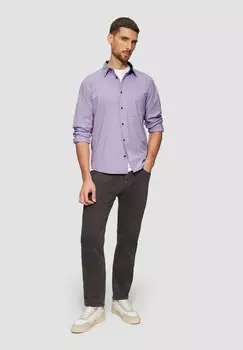 Рубашка REGULAR FIT KARIERTES AUS STRETCH MIT BRUSTTASCHE s.Oliver, фиолетовый