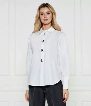 Рубашка Regular fit Karl Lagerfeld, белый