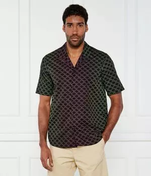 Рубашка Regular fit Karl Lagerfeld, черный