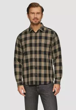 Рубашка REGULAR-FIT KENTKRAGEN s.Oliver, коричневый