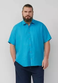 Рубашка REGULAR FIT LEICHTES KURZARM s.Oliver, бирюзовый