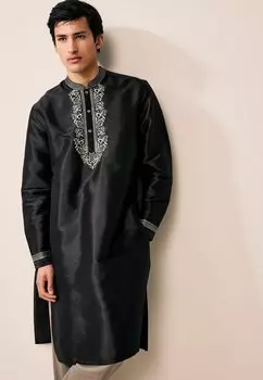 Рубашка REGULAR FIT - LONGER LENGTH KURTA Next, черный