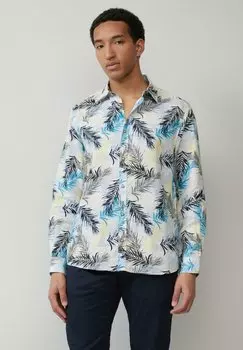 Рубашка REGULAR FIT MIT ALL-OVER-PRINT s.Oliver, светло-голубой