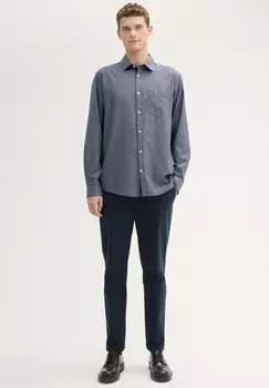Рубашка REGULAR FIT MIT STRUKTUR TOM TAILOR, синий