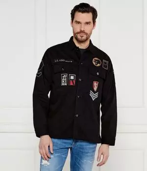 Рубашка Regular fit Replay, черный