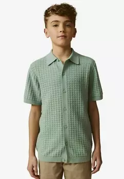 Рубашка REGULAR FIT - SHORT SLEEVE BUTTON Next, зеленый
