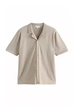 Рубашка REGULAR FIT - SHORT SLEEVE Next, бежевый