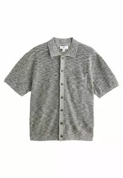 Рубашка REGULAR FIT SHORT SLEEVE Next, серый