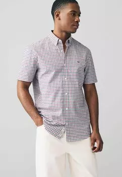 Рубашка REGULAR FIT SHORT SLEEVE OXFORD CHECK Next, бежевый