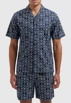 Рубашка REGULAR FIT SHORTSLEEVE Pure Path, темно-синий