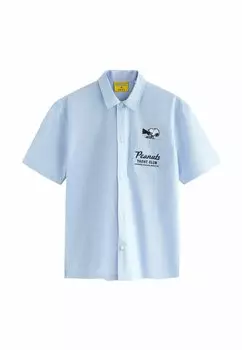 Рубашка REGULAR FIT - SNOOPY PRINTED SHORT SLEEVE Next, синий
