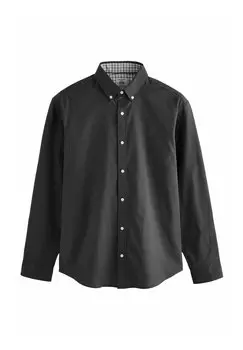 Рубашка REGULAR FIT STRETCH OXFORD Next, серый