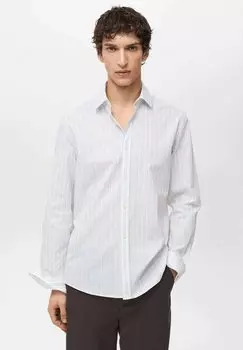 Рубашка REGULAR-FIT STRIPED Mango, белый