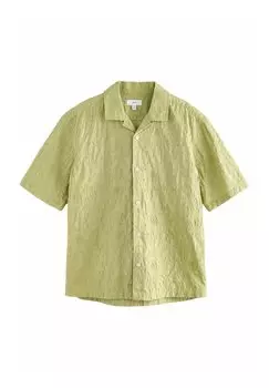 Рубашка REGULAR FIT - TEXTURED SHORT SLEEVE Next, зеленый