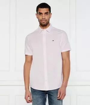 Рубашка Regular fit Tommy Jeans, розовый
