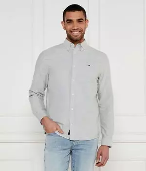 Рубашка Regular fit Tommy Jeans, серый