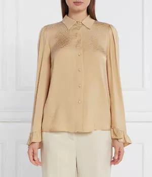 Рубашка Regular fit Twinset, желтый