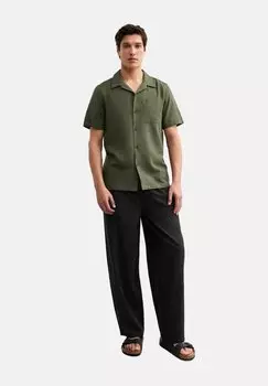 Рубашка REGULAR LINEN BLEND New Look, хаки